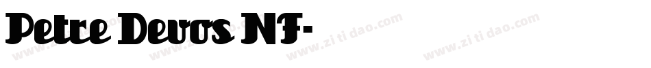 Petre Devos NF字体转换